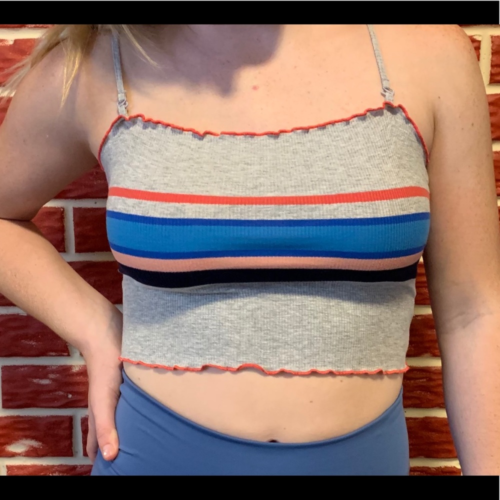 PACSUN BASICS STRIPED TANK